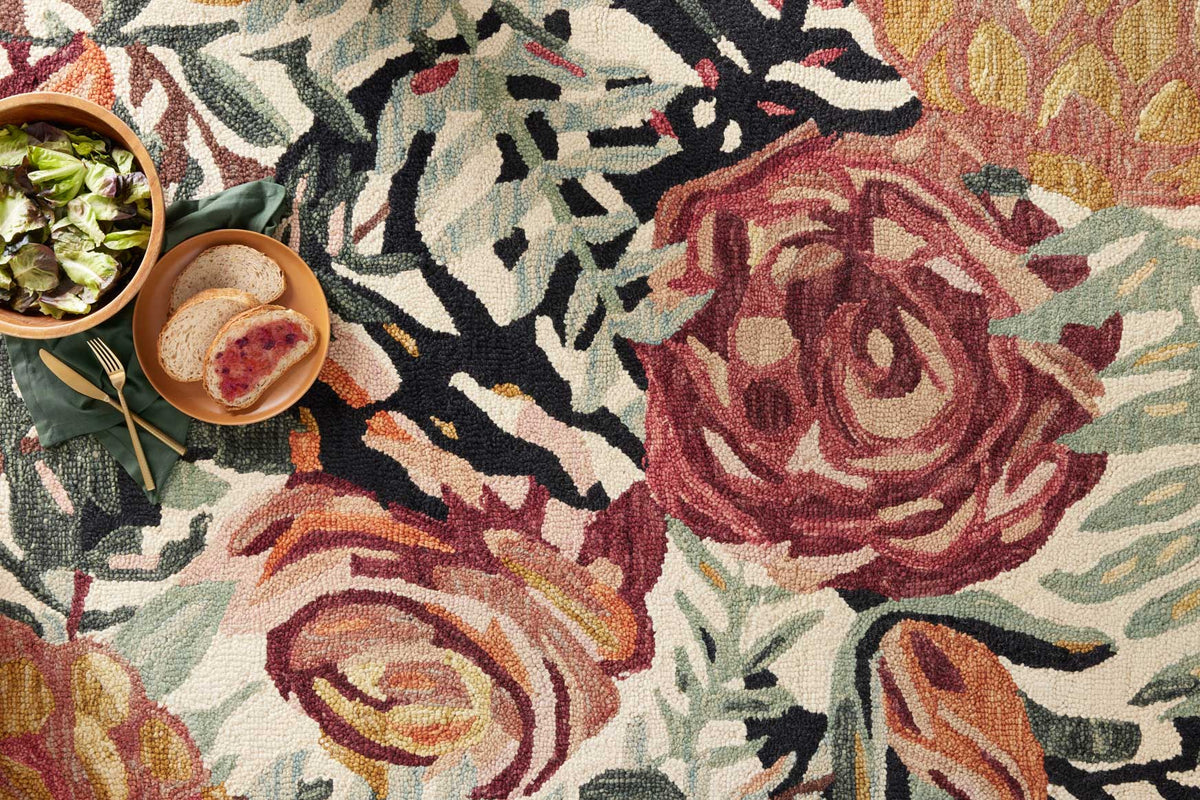 Loloi Belladonna BLM-02 Ivory / Lagoon area rug - image 6