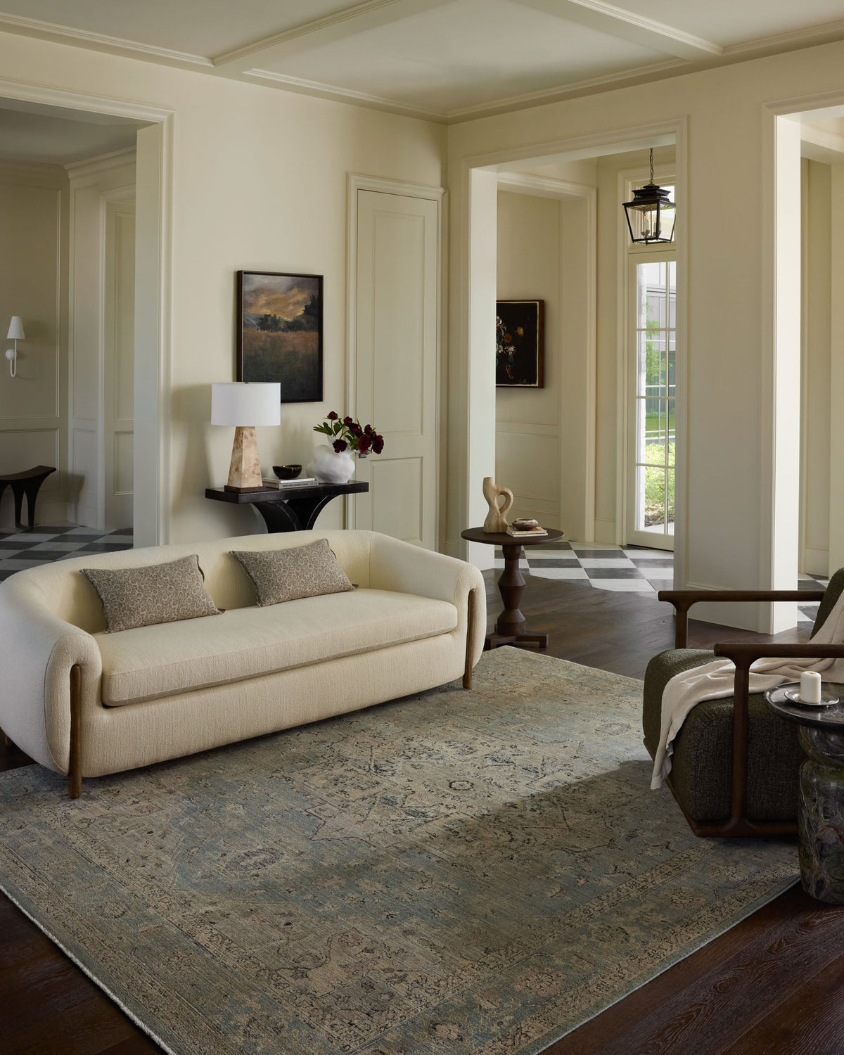 Loloi Briar BRR-01 Sky / Moss area rug - image 2