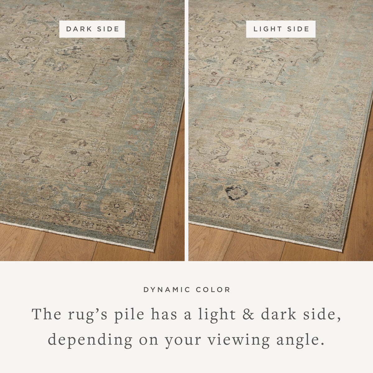 Loloi Briar BRR-01 Sky / Moss area rug - image 3