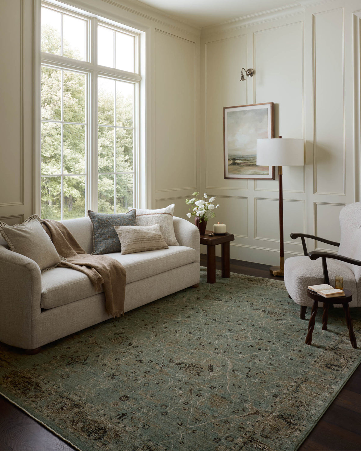 Loloi Briar BRR-02 Aqua / Olive area rug - image 2