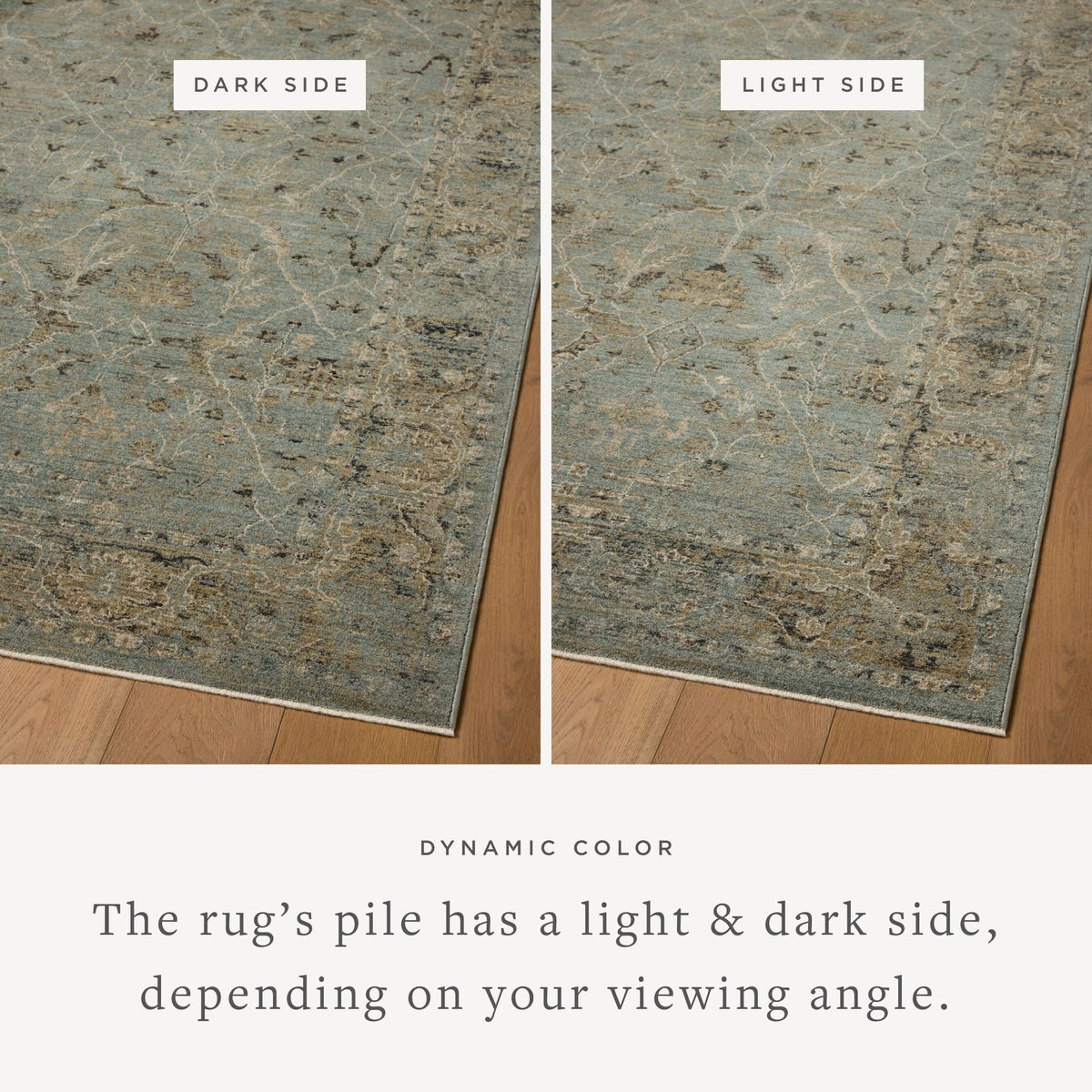 Loloi Briar BRR-02 Aqua / Olive area rug - image 3