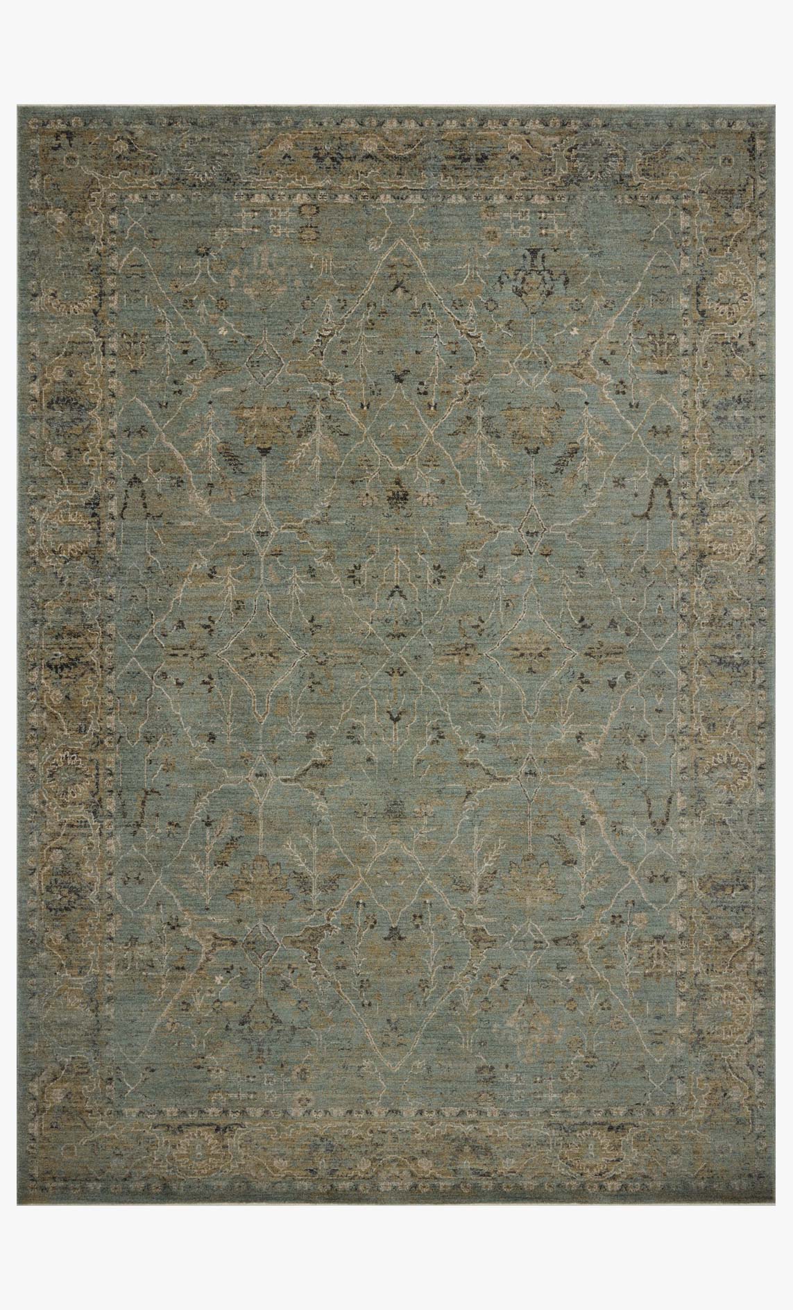 Loloi Briar BRR-02 Aqua / Olive area rug - image 1