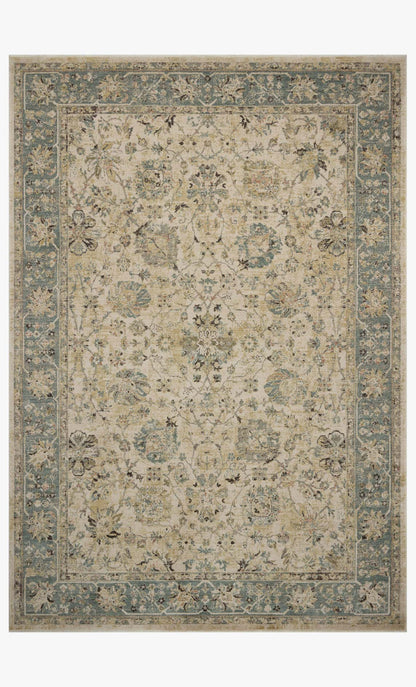 Loloi Briar BRR-05 Ant. Ivory / Blue area rug - image 1