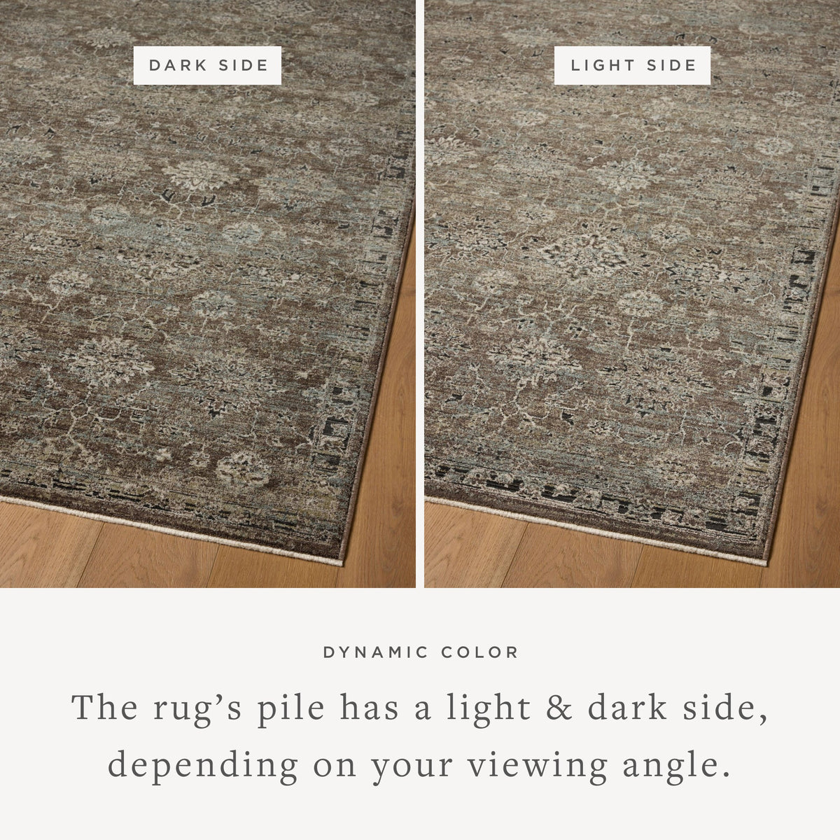Loloi Briar BRR-06 Bark / Lagoon area rug - image 4