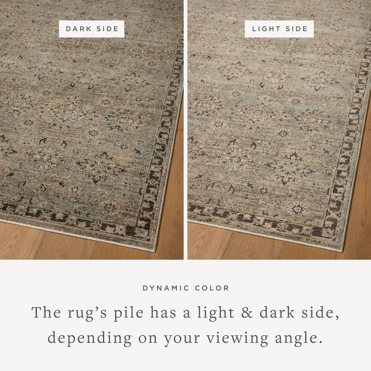 Loloi Briar BRR-06 Mist / Granite area rug - image 3