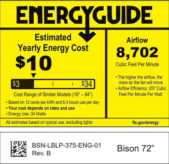 EnergyGuide BSN-LBLP-375-ENG-01