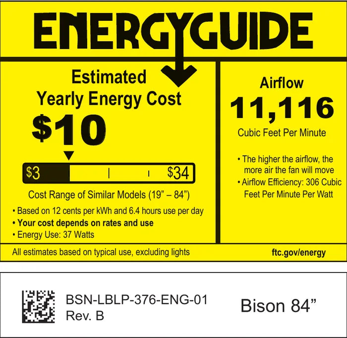 EnergyGuide BSN-LBLP-376-ENG-01