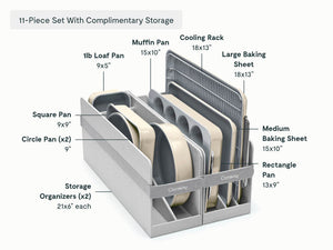 Caraway Full Ceramic Bakeware Set