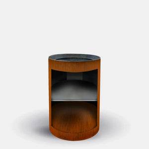 Arteflame Classic High Round Base With Storage, AFHRBST