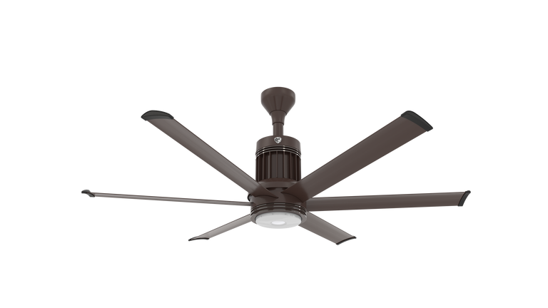 Big Ass Fans i6 60" Ceiling Fan in Oil Rubbed Bronze, Downrod 6", Indoors with LED