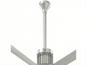 Big Ass Fans i6 Downrod, Brushed Silver, 48" (flat/sloped ceiling 16 - 18 ft.)