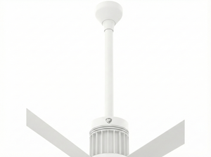 Big Ass Fans i6 Downrod, White, 12" (flat/sloped ceiling 11.5 - 12.5 ft.)
