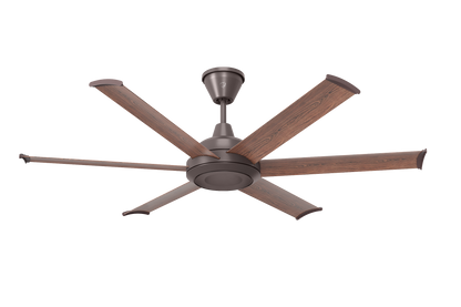 Big Ass Fans 60" Bison Ceiling Fan with Walnut Blades and Oil-Rubbed Bronze Finish