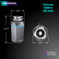 FORNO ACQUA BrightDiamond Black Onyx 3/4 HP Ultra-Quiet Garbage Disposal with Motion Sensor Light & Pre-Wired Air Switch