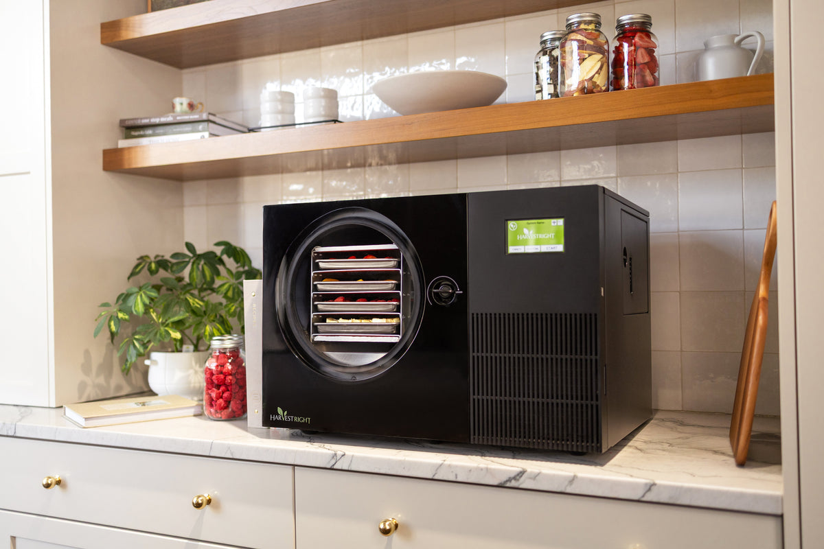 Harvest Right Countertop 360 black freeze dryer lifestyle photo