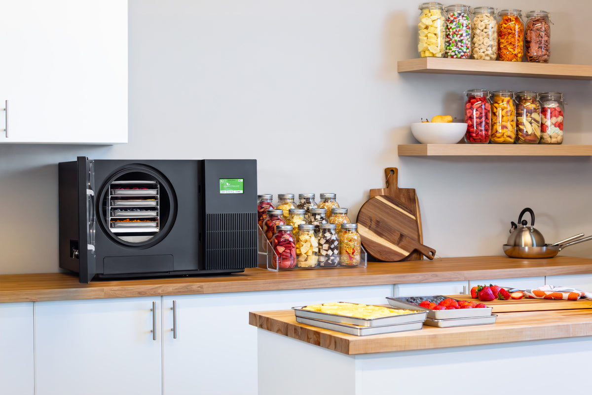 Harvest Right Countertop 360 black freeze dryer lifestyle photo
