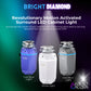 FORNO ACQUA BrightDiamond Moonstone 3/4 HP Ultra-Quiet Garbage Disposal with Motion Sensor Light & Pre-Wired Air Switch