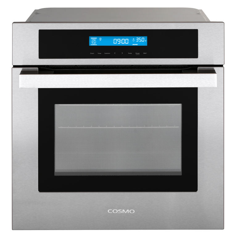 Cosmo 24" 2.5 cu. ft. Electric Wall Oven in Stainless Steel, C106SIX-PT