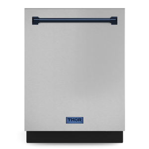 Gordon Ramsay by THOR Kitchen 24" Dishwasher in Stainless Steel with Navy Blue Accents, DW24X8BA99-BLU