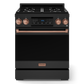 Gordon Ramsay by THOR Kitchen 30" 4.55 cu. ft. Professional Propane Gas Range with Tilt Panel Touch Control and Self-Clean in Matte Black with Rose Gold Accents, RSG30BLP-RSG
