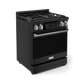 Gordon Ramsay by THOR Kitchen 30" 4.55 cu. ft. Professional Propane Gas Range with Tilt Panel Touch Control and Self-Clean in Matte Black with Stainless Steel Accents, RSG30BLP-SS