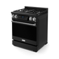 Gordon Ramsay by THOR Kitchen 30" 4.55 cu. ft. Professional Propane Gas Range with Tilt Panel Touch Control and Self-Clean in Matte Black with Stainless Steel Accents, RSG30BLP-SS
