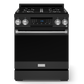 Gordon Ramsay by THOR Kitchen 30" 4.55 cu. ft. Professional Propane Gas Range with Tilt Panel Touch Control and Self-Clean in Matte Black with Stainless Steel Accents, RSG30BLP-SS