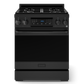 Gordon Ramsay by THOR Kitchen 30" 4.55 cu. ft. Professional Natural Gas Range with Tilt Panel Touch Control and Self-Clean in Matte Black, RSG30B