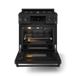 Gordon Ramsay by THOR Kitchen 30" 4.55 cu. ft. Professional Propane Gas Range with Tilt Panel Touch Control and Self-Clean in Matte Black, RSG30BLP