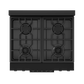Gordon Ramsay by THOR Kitchen 30" 4.55 cu. ft. Professional Propane Gas Range with Tilt Panel Touch Control and Self-Clean in Matte Black, RSG30BLP
