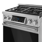 Gordon Ramsay by THOR Kitchen 30" 4.55 cu. ft. Professional Natural Gas Range with Tilt Panel Touch Control and Self-Clean in Stainless Steel, RSG30