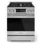 Gordon Ramsay by THOR Kitchen 30" 4.55 cu. ft. Professional Natural Gas Range with Tilt Panel Touch Control and Self-Clean in Stainless Steel, RSG30