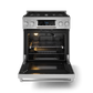 Gordon Ramsay by THOR Kitchen 30" 4.55 cu. ft. Professional Natural Gas Range with Tilt Panel Touch Control and Self-Clean in Stainless Steel, RSG30