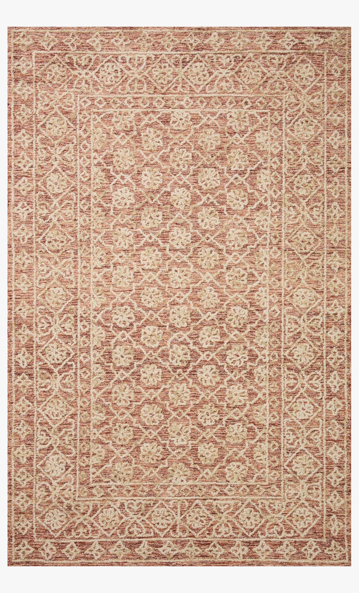 Loloi Cecelia CEC-01 Rust / Natural area rug - image 1