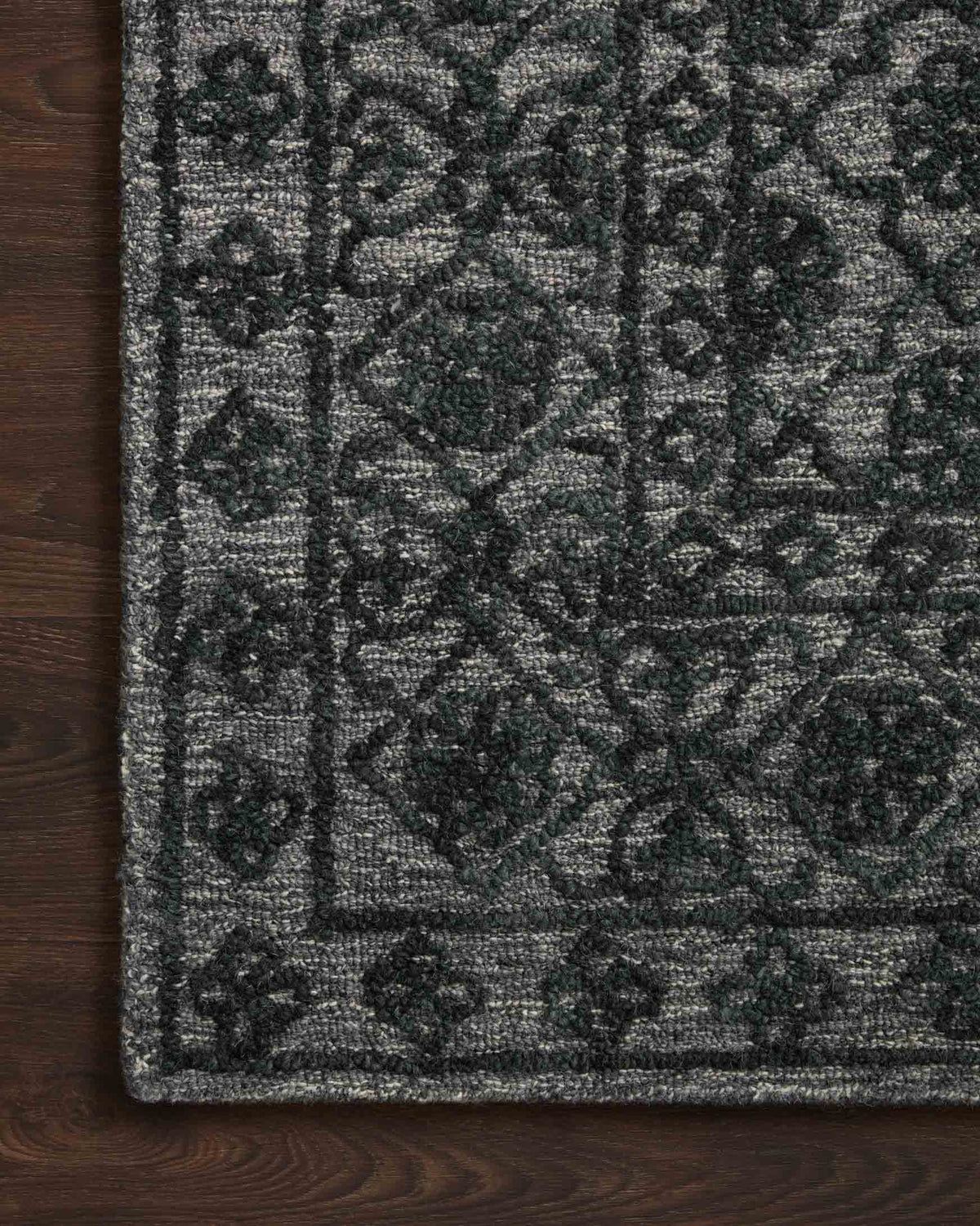 Loloi Cecelia CEC-01 Smoke / Dk. Grey area rug - image 4