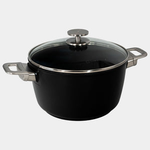 CHD Nonstick Stock Pot with Glass Lid