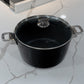 CHD Nonstick Stock Pot with Glass Lid