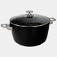 CHD Nonstick Stock Pot with Glass Lid