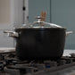 CHD Nonstick Stock Pot with Glass Lid