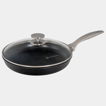 CHD 10.25" Nonstick Fry Pan with Glass Lid