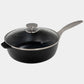 CXD PFAS Free Nonstick Saute Pan with Glass Lid