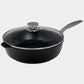 CHD Nonstick Saute Pan with Glass Lid