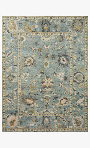 Loloi Clement CLM-04 Aqua / Multi area rug - image 1
