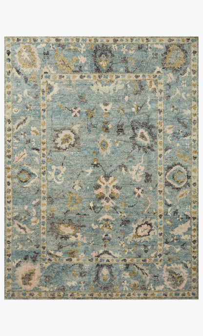 Loloi Clement CLM-04 Aqua / Multi area rug - image 1