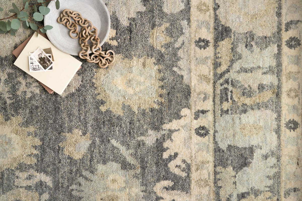Loloi Clement CLM-05 Midnight / Antique Ivory area rug - image 3