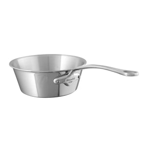 Mauviel 1830 M'COOK 5-Ply Splayed Saute Pan With Cast Stainless Steel Handle
