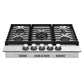 Cosmo Haven Collection 30-Inch Drop-In Gas Cooktop with 5 Sealed Burners, Cast Iron Grates, Stainless Steel, COS-CTGH305SS