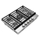 Cosmo Haven Collection 30-Inch Drop-In Gas Cooktop with 5 Sealed Burners, Cast Iron Grates, Stainless Steel, COS-CTGH305SS