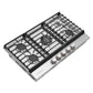Cosmo Haven Collection 36-Inch Drop-In Gas Cooktop with 5 Sealed Burners, Cast Iron Grates, Stainless Steel, COS-CTGH365SS