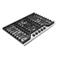 Cosmo Vista Collection 30-Inch Drop-In Gas Cooktop with 5 Sealed Burners, Wok Grate and Cast Iron Grates, Stainless Steel, COS-CTGV305SS